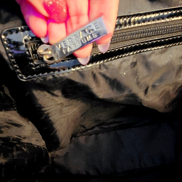 Versace Parfum Patent Leather and Mesh tote - Picture 12 of 14